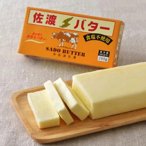 【佐渡乳業】 佐渡バター(無塩) 200g〈冷蔵商品〉