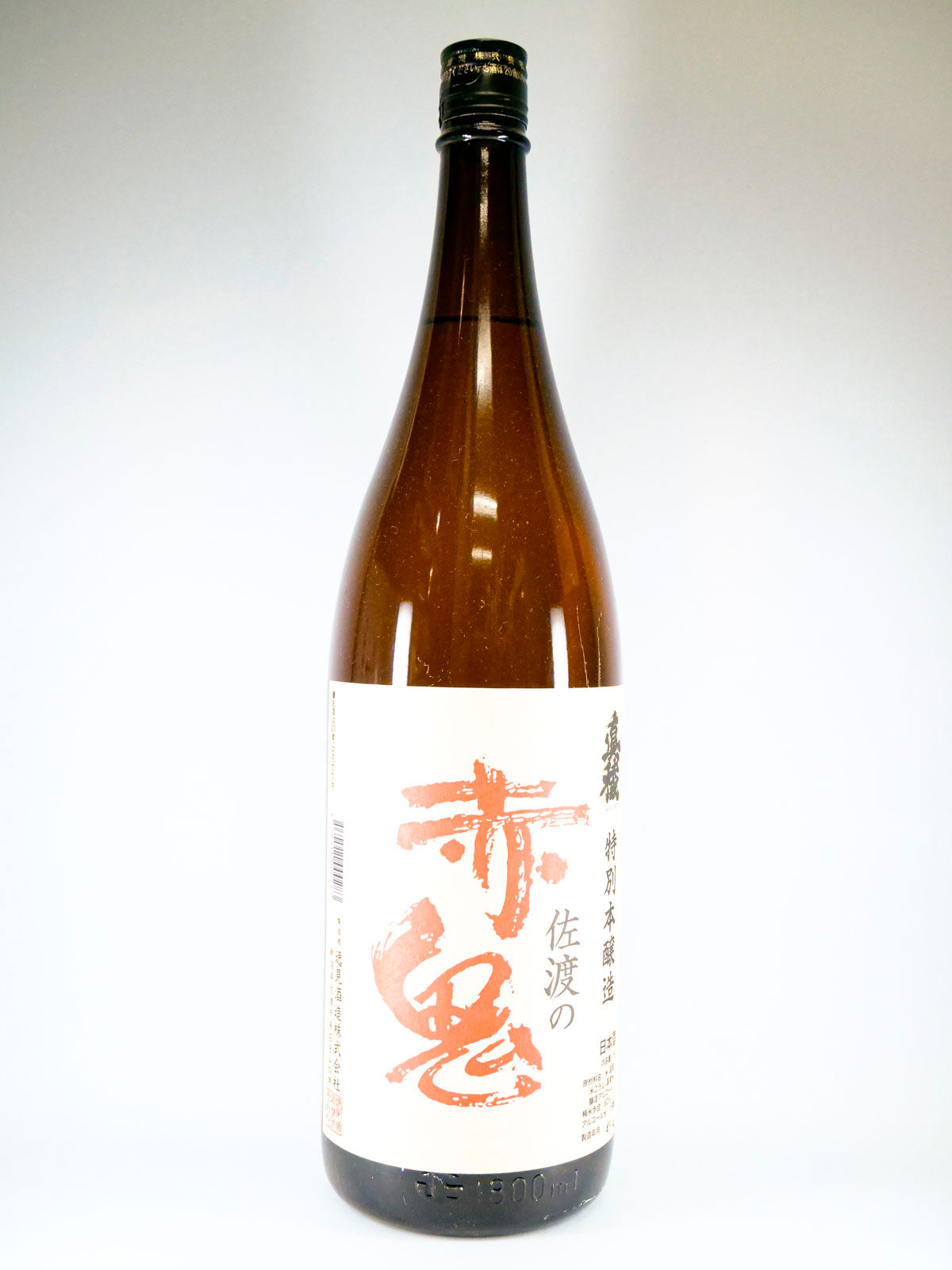 真稜 (しんりょう) 本醸造 赤鬼 720ml – 佐渡のキレ味冴える辛口日本酒