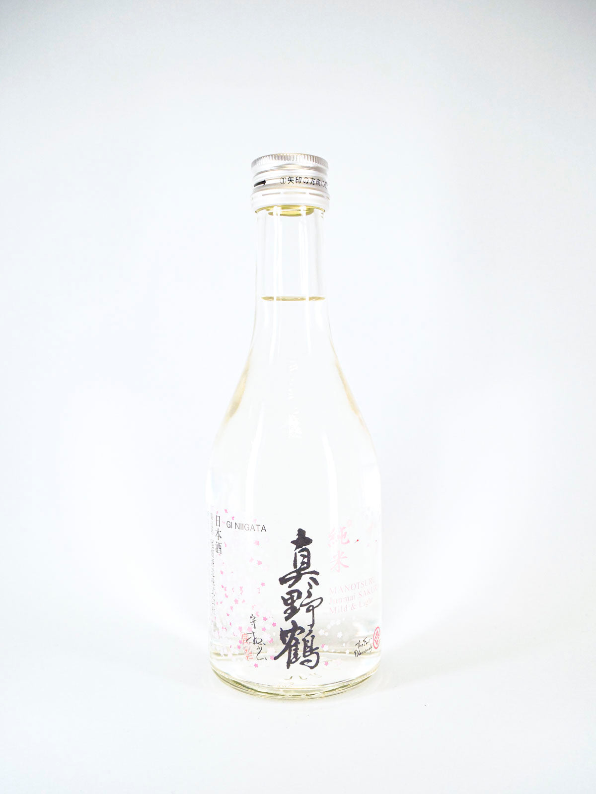 真野鶴 さくら純米 300ml|透明感あふれる軽やかな味わいの通年純米酒
