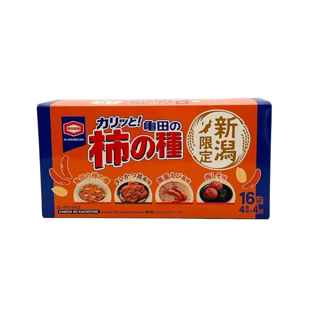 亀田製菓 新潟限定 お土産柿の種　４種×４袋