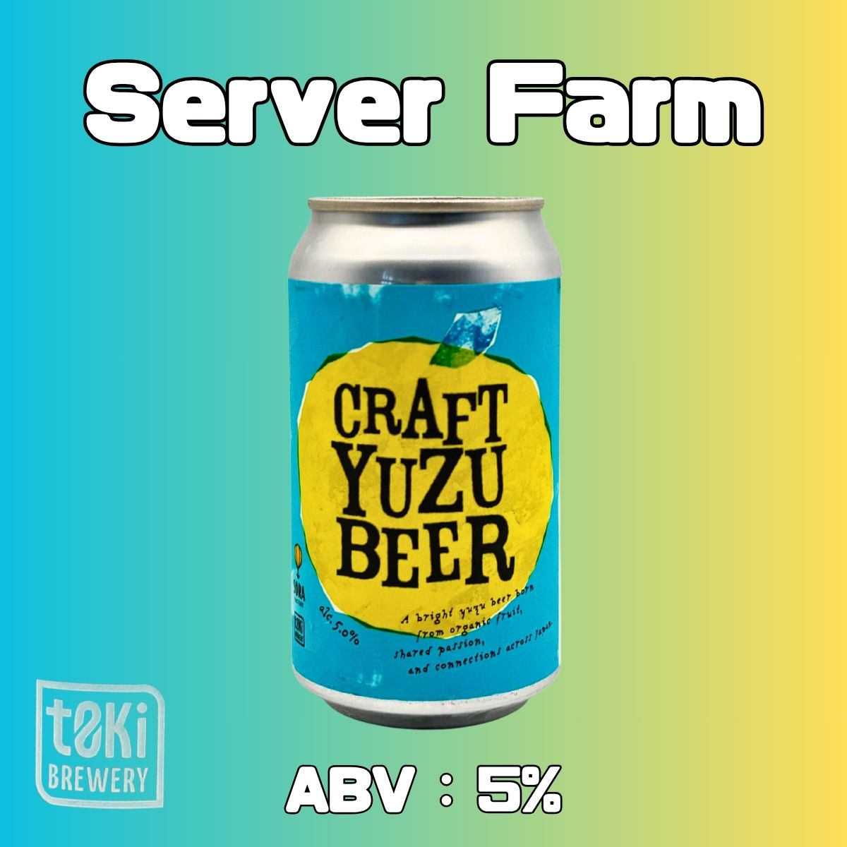 t0ki brewery Server Farm /サーバーファーム 370ml缶