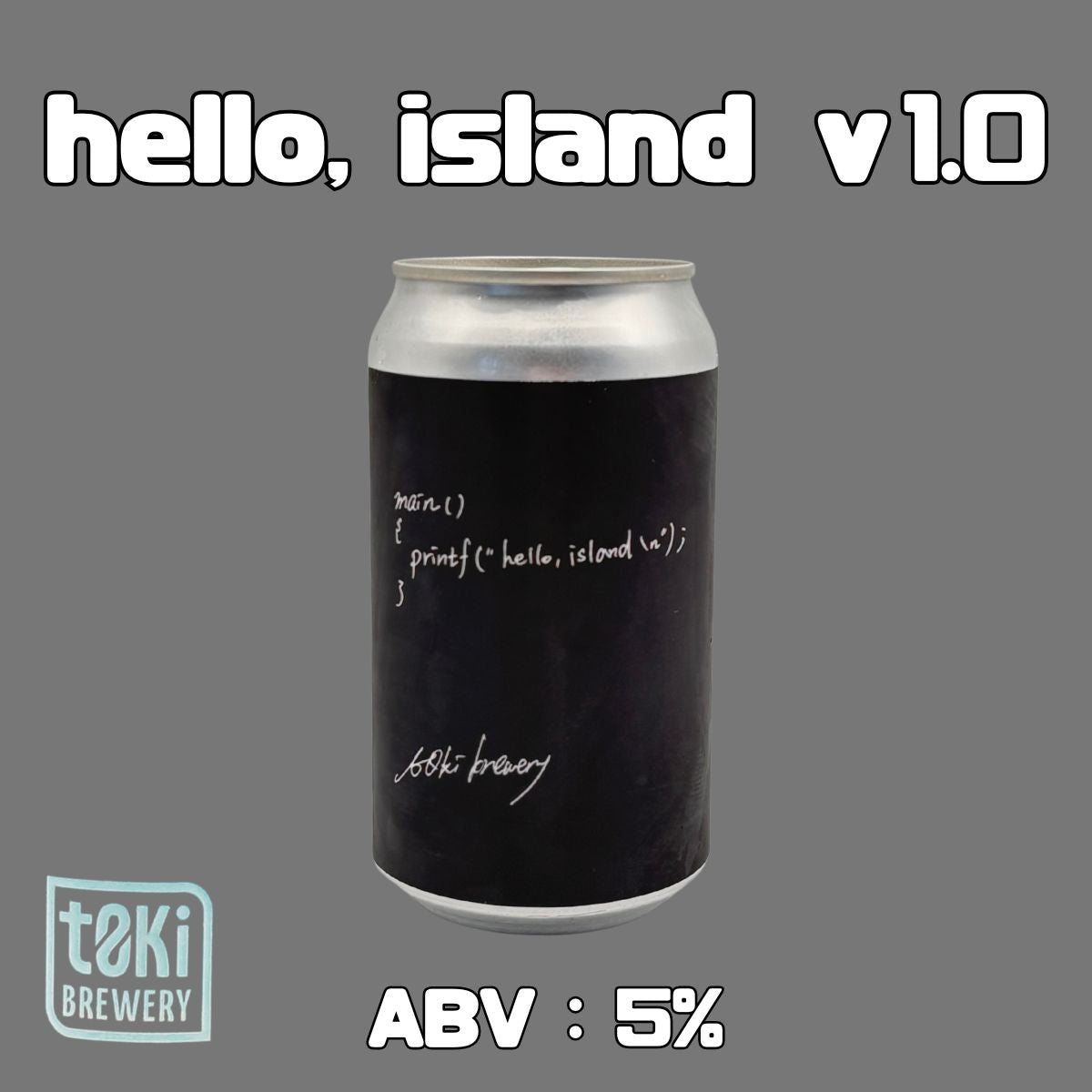 t0ki brewery hello, island ｖ1.0 / ハローアイランド 370ml缶