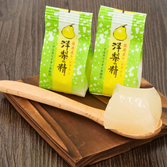【佐渡特産 ル・レクチェ使用】とろける甘さ☆洋梨の精 ゼリー　5個入