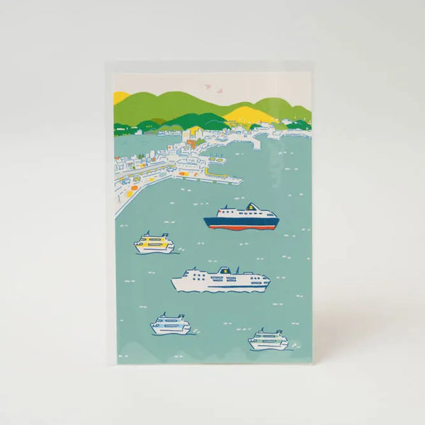 ポストカード(うみとふね) ポストカード(うみとふね)