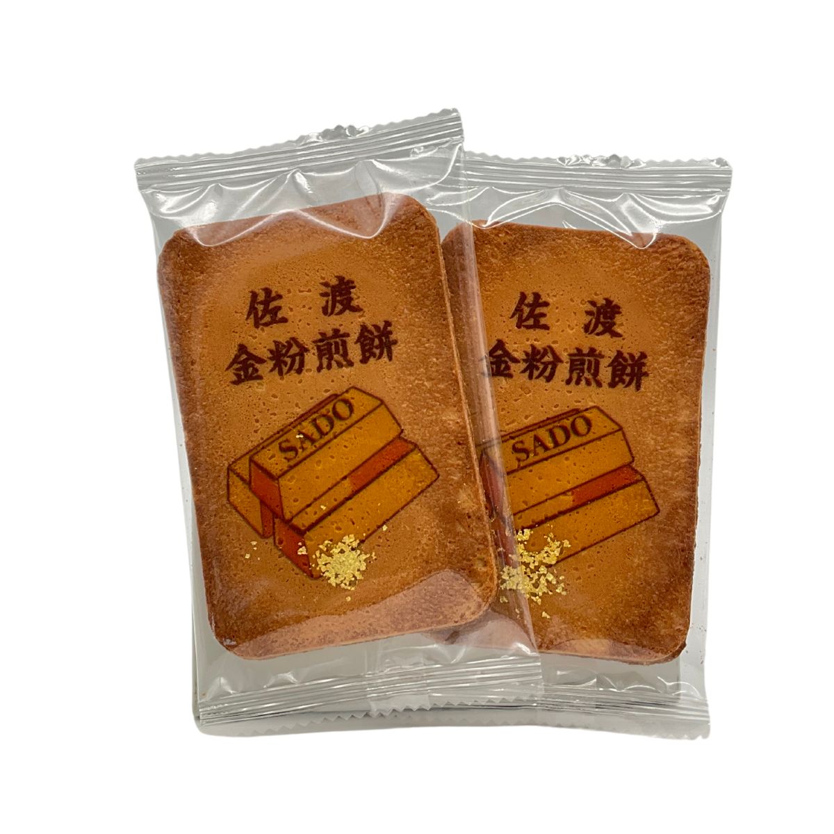 【人気商品】　佐渡金粉せんべい（金粉入り）　10枚入