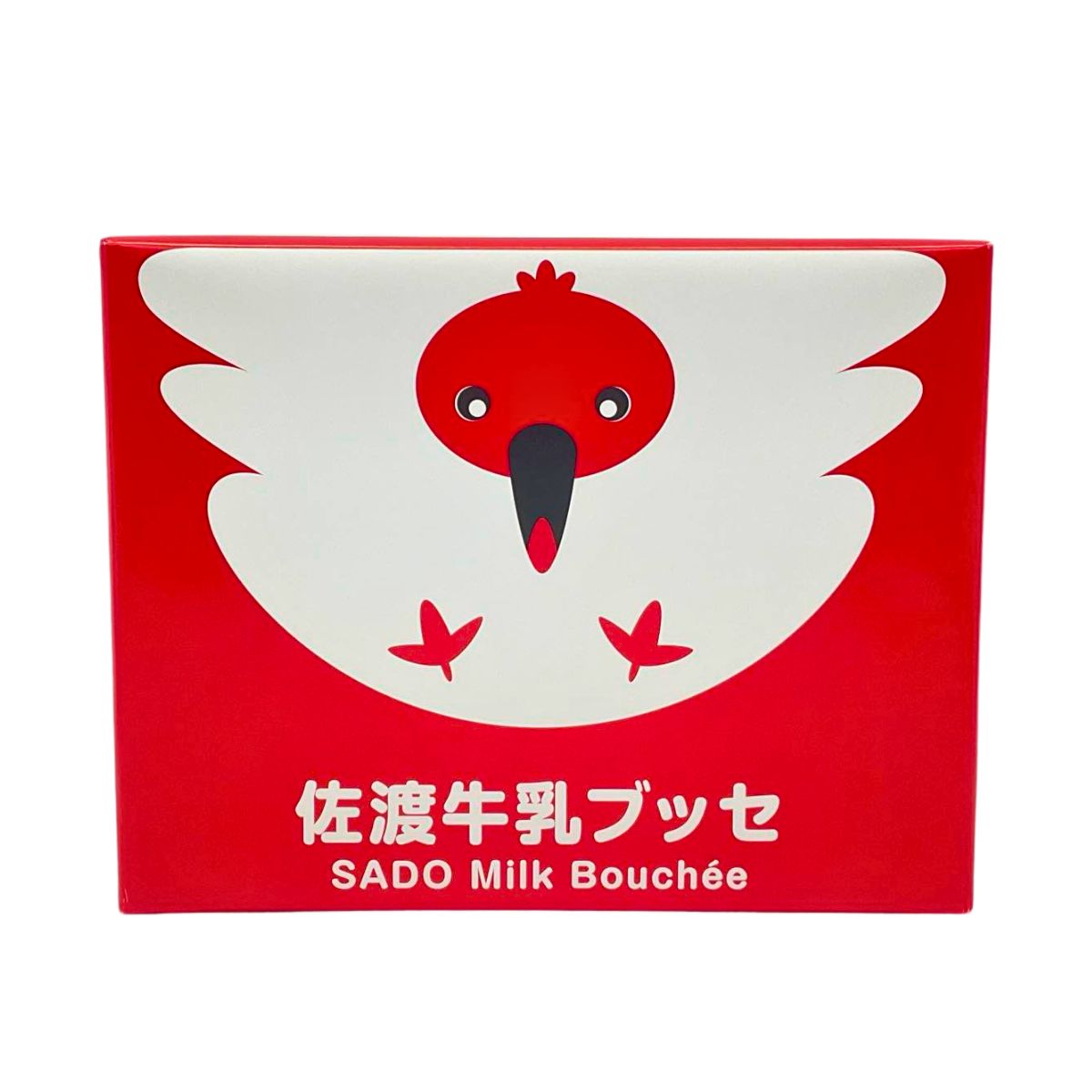朱鷺のパッケージが可愛い☆佐渡牛乳ブッセ　6ヶ入