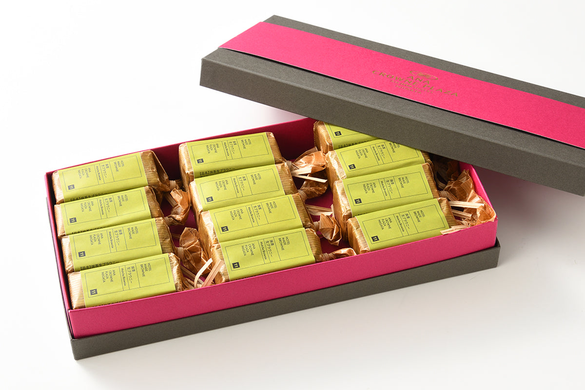 ANAクラウンプラザホテル新潟 抹茶ブラウニー12個入｜抹茶使用の贅沢ホテルスイーツ